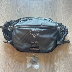NWOT Osprey Seral Waist Pack Hydration Pack Black